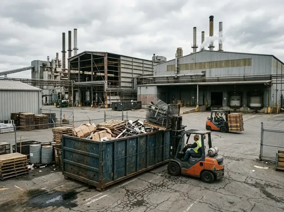 industrial-factory-scrap-conta-003 — frequently asked questions, Cheap Roll-off Dumpster Rentals in Ross, OH